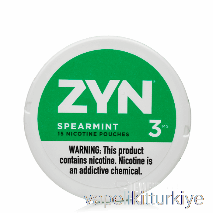 Vape Likit Zyn Nikotin Torbaları - Nane 3mg
